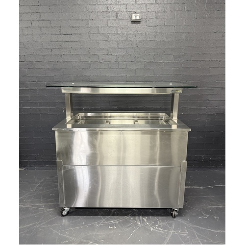 Pre-Owned Culinaire CR.CWCF.D.GSF.3B - 3 Module Island Buffet with Glass Gantry - PO-1691