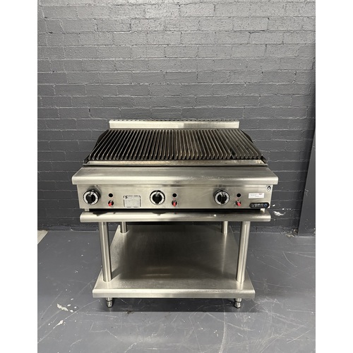 Pre-Owned B+S VHCBR-9 - Gas Chargrill on Leg Stand 900mm - PO-1699