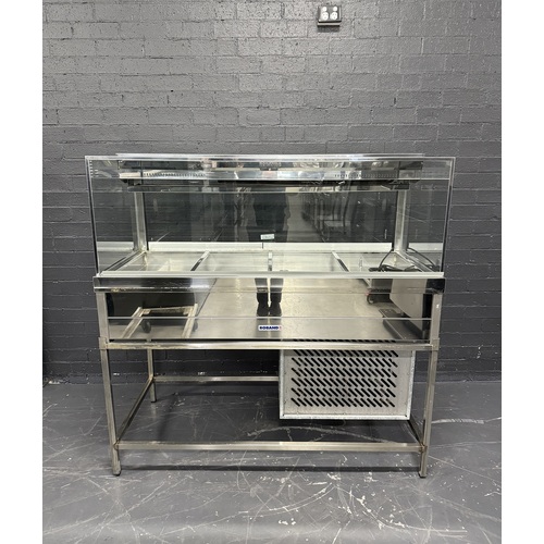 Pre-Owned Roband SRX24RD - Square Glass Cold Food Display 2x4 on Stand - PO-1701