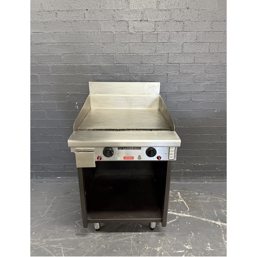 Pre-Owned Goldstein GPGDB24 - 600mm Gas Griddle with Cabinet Stand - PO-1715