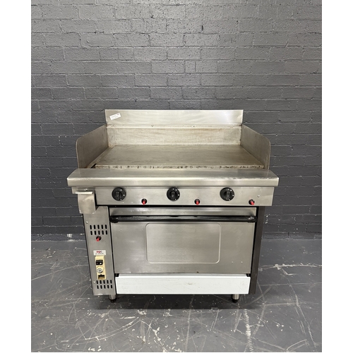 Pre-Owned Goldstein PF36G28 - 900mm Gas Griddle with Oven - PO-1732