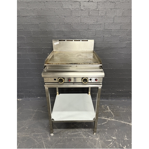 Pre-Owned Trueheat T60-0-60G - 600mm Gas Griddle on Leg Stand - PO-1738