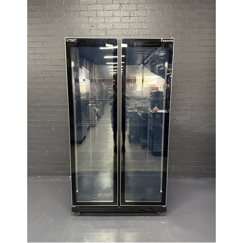 Demo Exquisite DC700 - 2 Door Glass Upright Display Fridge - PO-1748