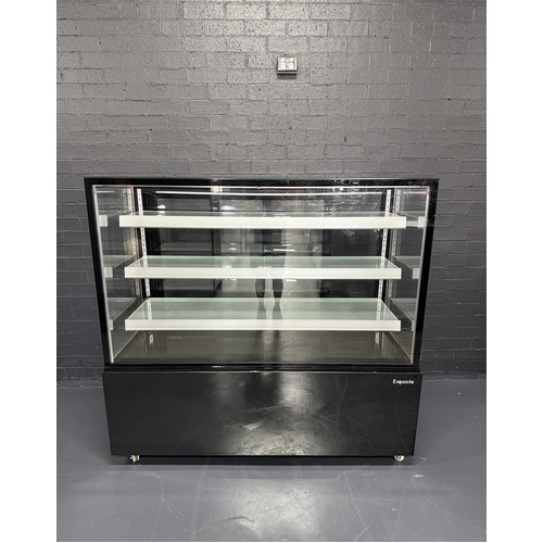 Demo Exquisite CDR315 - Square Glass Cold Cake Display 1500mm - PO-1749