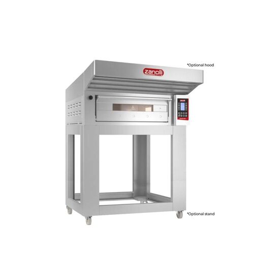 Zanolli PW2S/MC18 Teorema Polis 2 Tray Bakery Deck Oven with narrow design -180mm Chamber Height  - POM1E04A