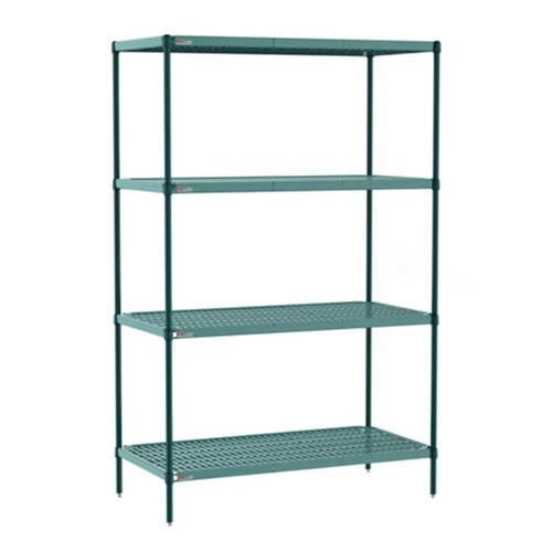 Metro Super Erecta PRO Polymer Mat Shelving - 4 Tier - 760 x 455 x 1890 - PR.4T74.1830