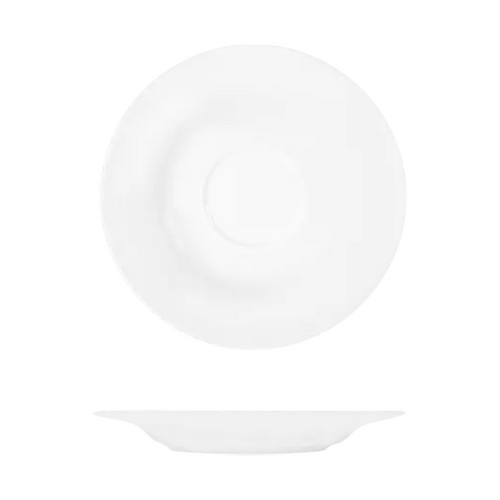 RAK Bravura Bone China Saucer For Pedestal Cup (Box of 12) - R10-0053