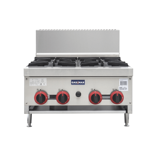 Gasmax RB-4E - 4 Burner Gas Cooktop - Natural Gas - RB-4E