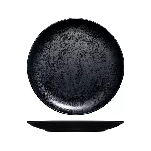 RAK Karbon Round Coupe Plate 270mm - Black (Box of 12) - RK3270-BK