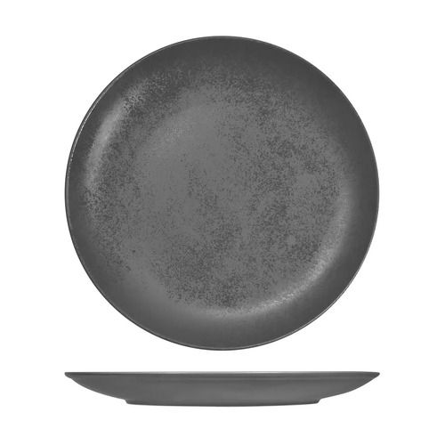 RAK Karbon Round Coupe Plate 290mm - Shale (Box of 12) - RK3290-GY