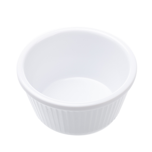 Coucou Ramekin Flutted 120ml - White (Box of 24) - RKF120WH