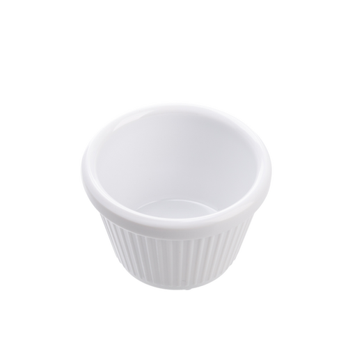 Coucou Ramekin Flutted 45ml - White (Box of 24) - RKF45WH