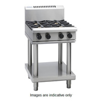 Waldorf RN8403G-LS - 2 Burner Cooktop + 300mm Griddle Plate with Leg Stand - RN8403G-LS