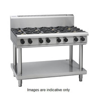 Waldorf RN8803G-CB - 6 Burner Gas Cooktop + 300mm Griddle with Cabinet Base - RN8803G-CB