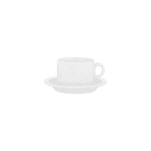 AFC Flinders Collection Stackable Tea Cup 220ml Open Handle (Box of 24) - S1800Z