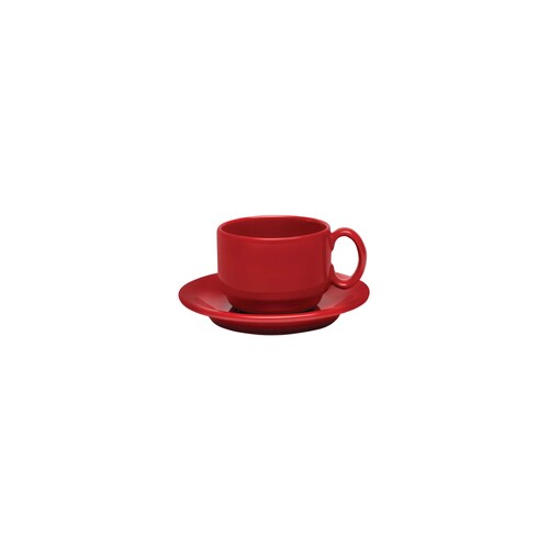 AFC Healthcare Ableware Stackable Tea Cup 240ml - Red (Box of 24) (Cup Only) - S1827-R