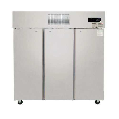 Thermaster SUF1500 - Three Door Stainless Steel Upright Freezer - SUF1500