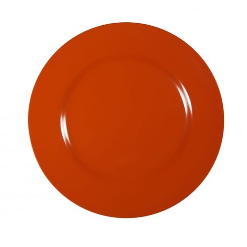 Superware Melamine Red Round Plate Rim 165mm (Box of 6) - SUPER20501