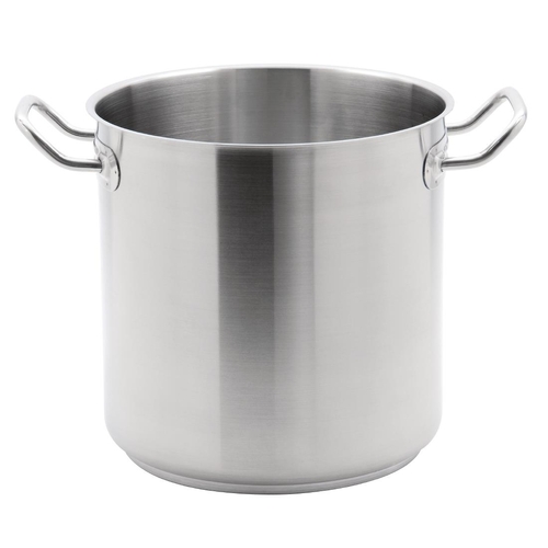 Vogue Stainless Steel Deep Stock Pot 300mm 20.5Ltr - T193