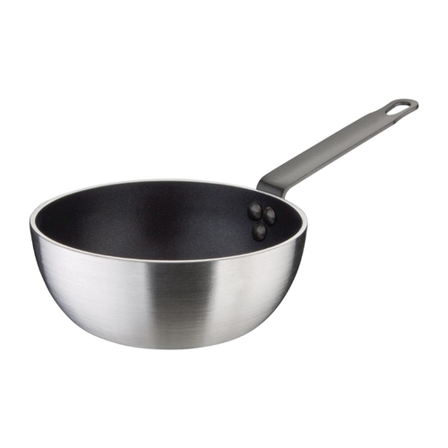 Vogue Aluminium Non-Stick Flared Sauté Pan 200mm - T298