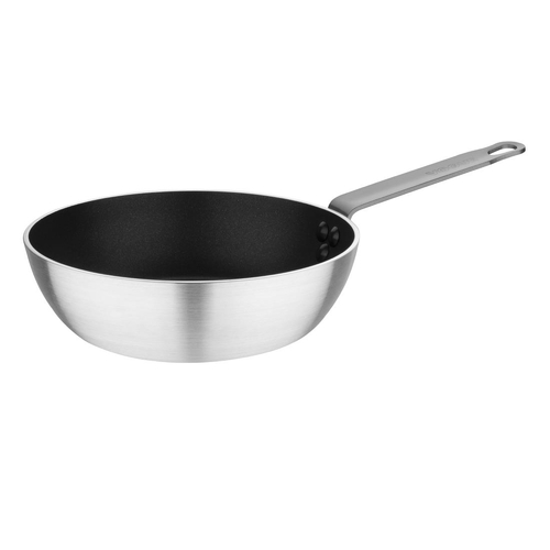 Vogue Non Stick Aluminium Flared Saute Pan 240mm  - T355