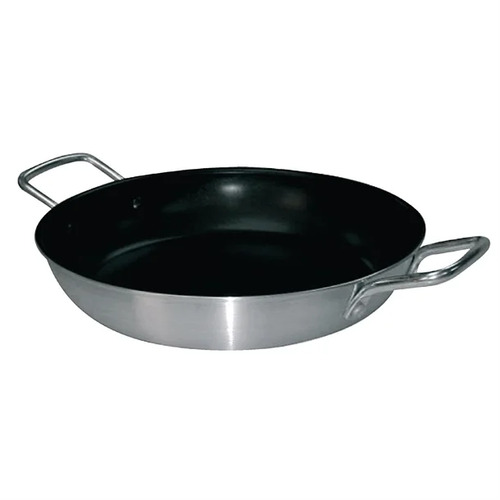 Vogue Non Stick Teflon Aluminium Paella Pan 450mm - T369