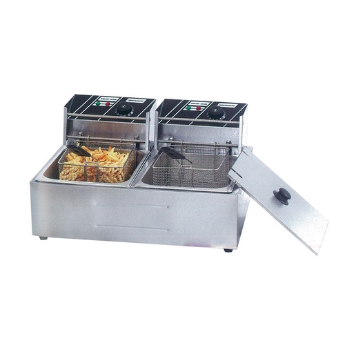 Benchstar TEF-82KW - Double Tank Electric Fryer 2 x 6 Litre - TEF-82KW