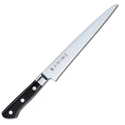 Tojiro DP3 Layer Series Bread Knife, Wavy Edge, 21cm - TF-828