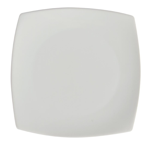 Olympia Whiteware Rounded Square Plate 185mm (Box of 12) - U169