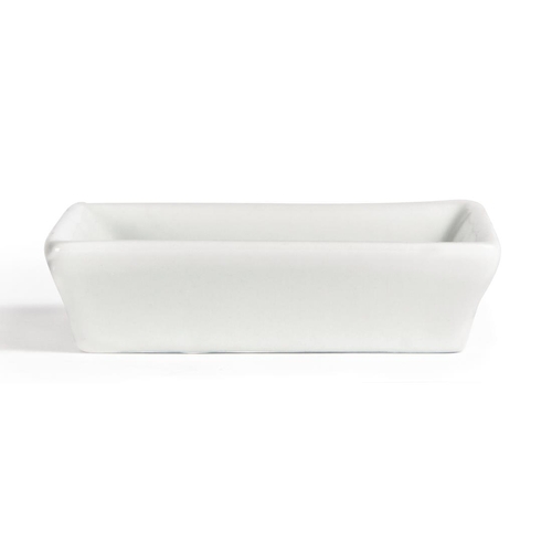 Olympia Whiteware Mini Dish Flat Square White 8x8x2cm (Box of 12) - U180