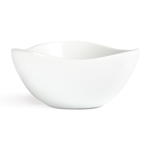 Olympia Whiteware Wavy Bowl White 105mm (Box of 12) - U185