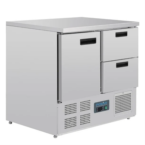 Polar U637-A G-Series 2 Drawer Counter Fridge 240Ltr - U637-A