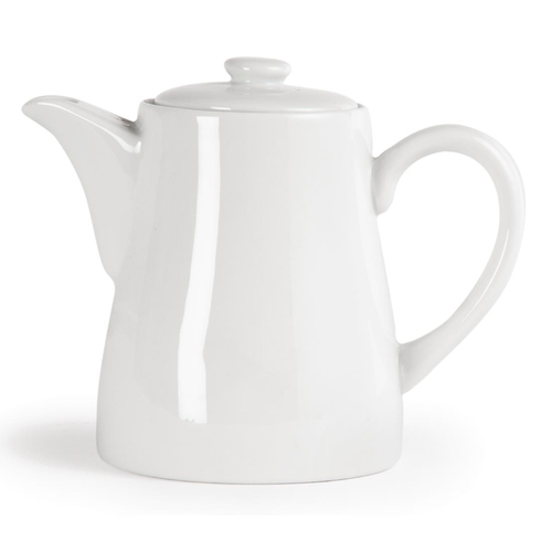 Olympia Whiteware Tea/Coffee Pot 653ml (Box of 4) - U825