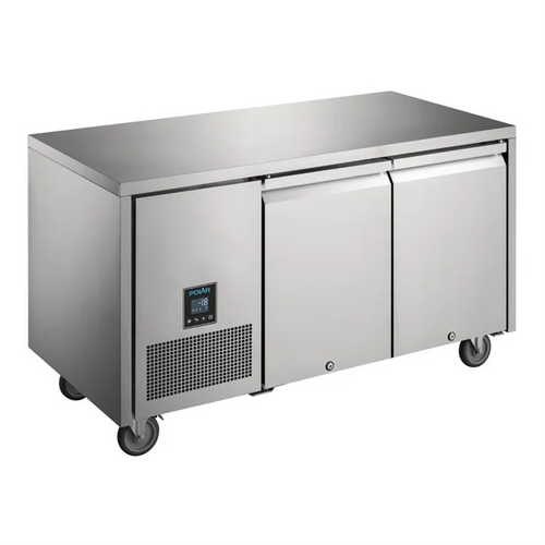 Polar UA006-A U Series 2 Door Counter Freezer - 196Ltr - UA006-A