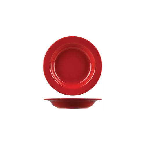 AFC Healthcare Round Soup Bowl 230mm - Red (Box of 12) - V0857-R