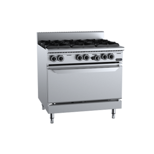 B+S Verro VOV-SB6 Gas Six Burner with Oven - VOV-SB6