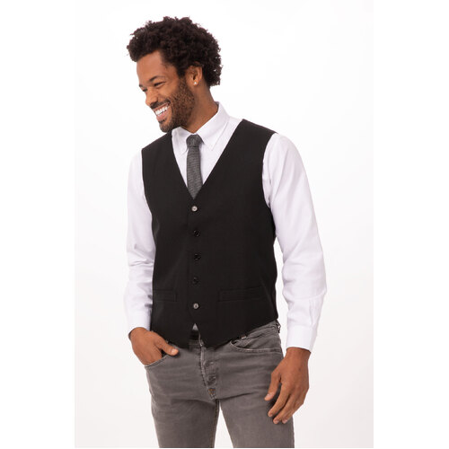 Chef Works Essential Vest - VPME-BLK - VPME-BLK