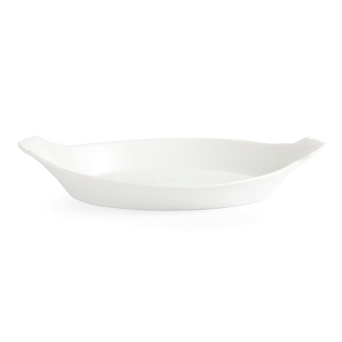 Olympia Whiteware Oval Eared Dishes 320x177mm (Box of 6) - W423