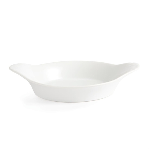 Olympia Whiteware Round Eared Dishes 220mm (Box of 6) - W433