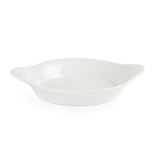 Olympia Whiteware Round Eared Dishes 156x126mm (Box of 6) - W443