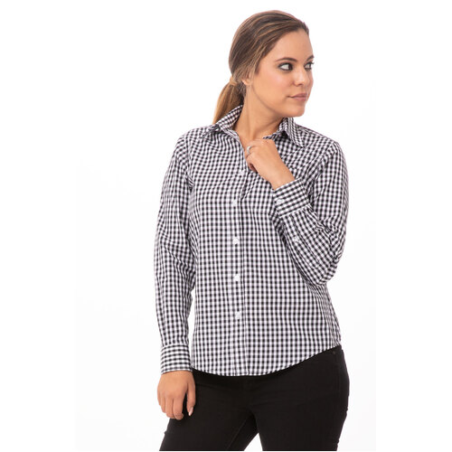 Chef Works Gingham Dress Shirt - W500 - W500