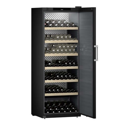 Liebherr WSbl 7731 - Single Zone 324 Bottle Wine Cellar - Solid Door Black - WSBL7731