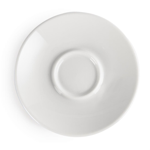 Olympia Espresso Saucer White 120mm (Box of 12) - Y112