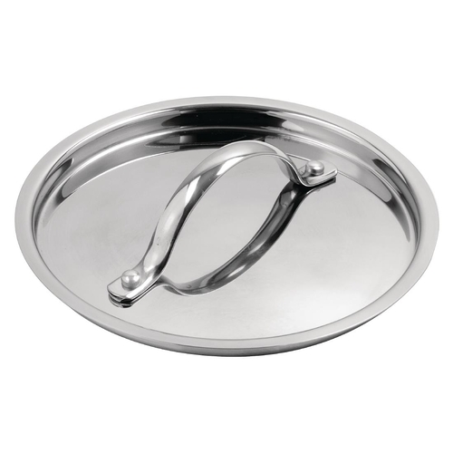 Vogue Stainless Steel & Aluminium Tri-Wall Saucepan Lid 160mm - Y423