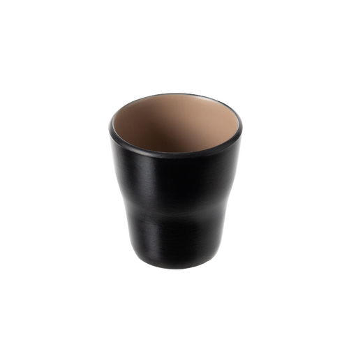 Coucou Melamine Cup 150ml/7.5x8.2cm - Beige & Black