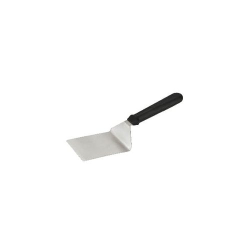 Griddle Scraper 265x95x110mm - Stainless Steel Blade, Wood Handle 