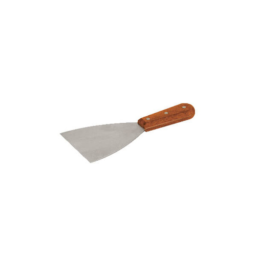 Pan Scraper 215x115x100mm - Stainless Steel Blade, Wood Handle 