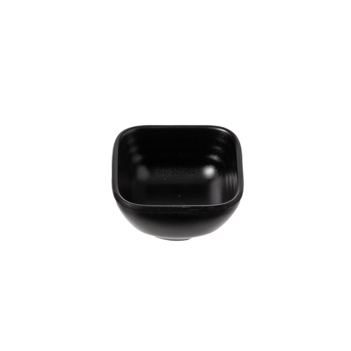 Coucou Melamine Square Sauce Dish 6.5cm - Black