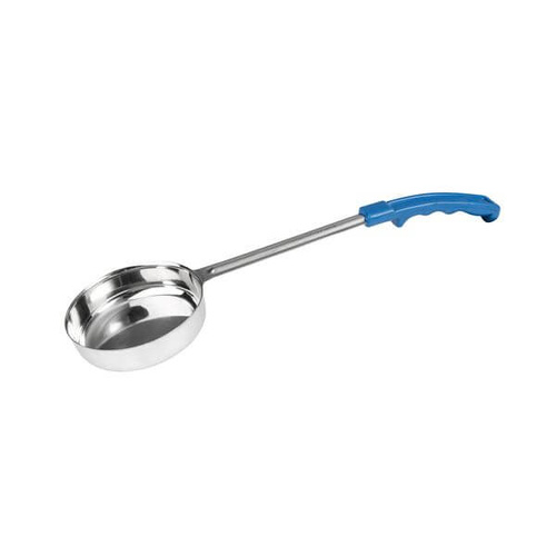 Spoodle / Portion Control - Perforated 240ml / 8oz - Stainless Steel, Blue Handle 