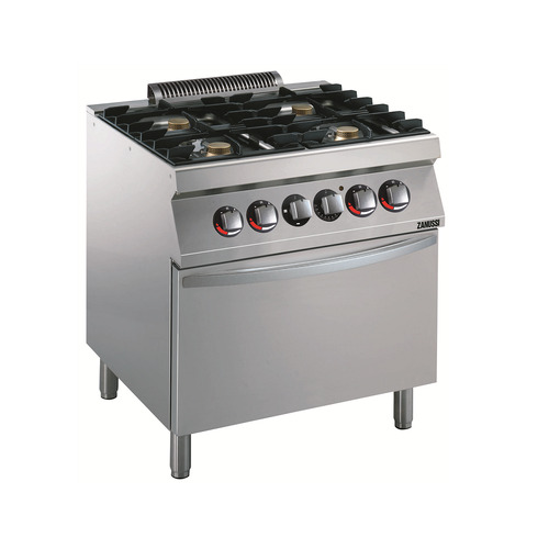 Zanussi EVO700 Gas 4 Open Burners with Gas Static Oven - 800mm